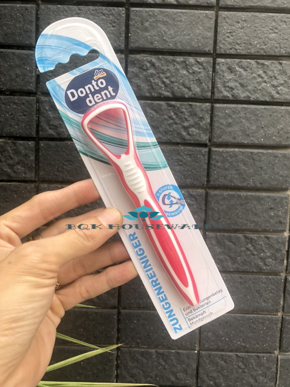 Dụng cụ Cạo lưỡi Dontodent - Làm sạch bề mặt lưỡi ( GIAO MÀU NGẪU NHIÊN)
