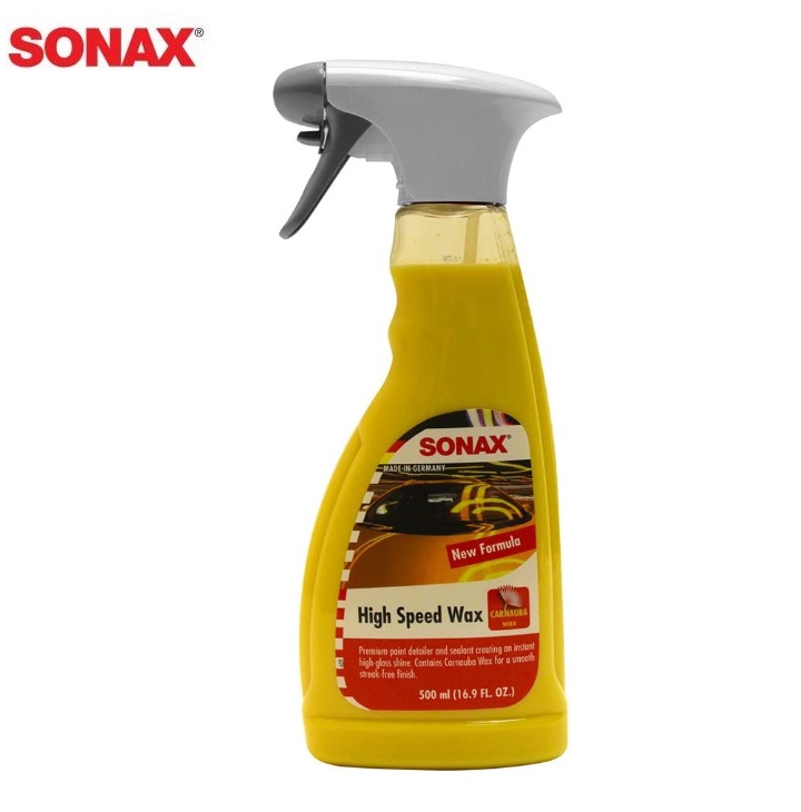 Chai xịt đánh bóng sơn ướt Sonax Highspeed Wax 288200 500ml
