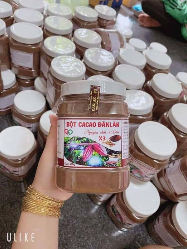Ca cao nguyên chất daklak hộp 500g