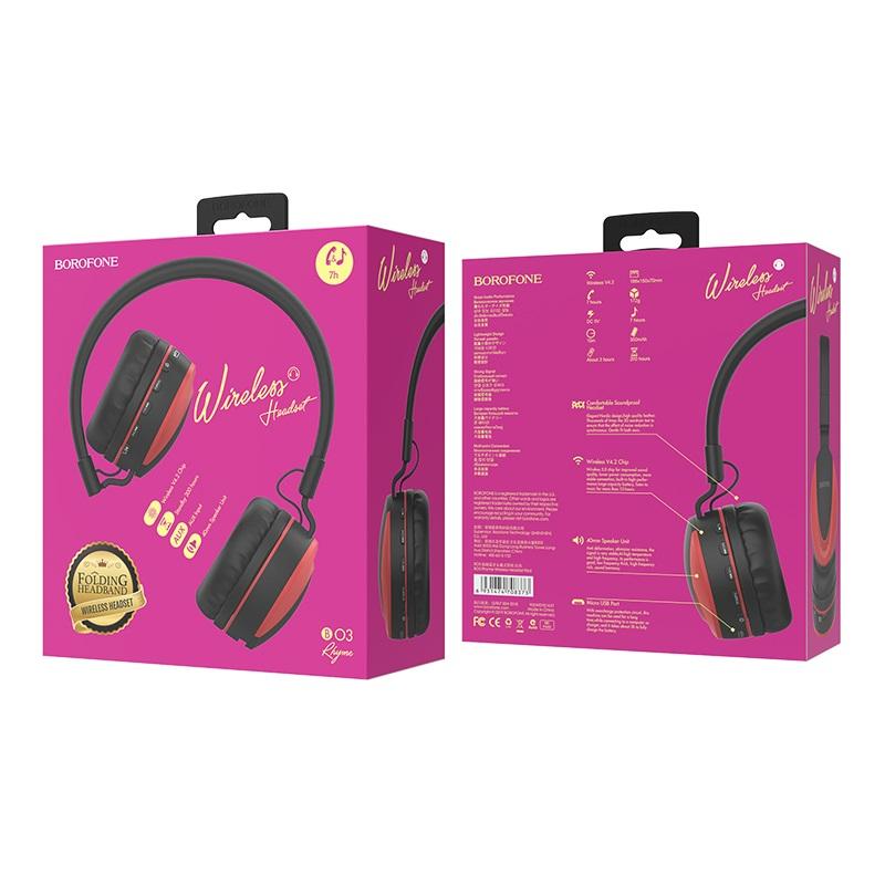 BOROFONE Tai Nghe Trùm Tai Bluetooth BO3