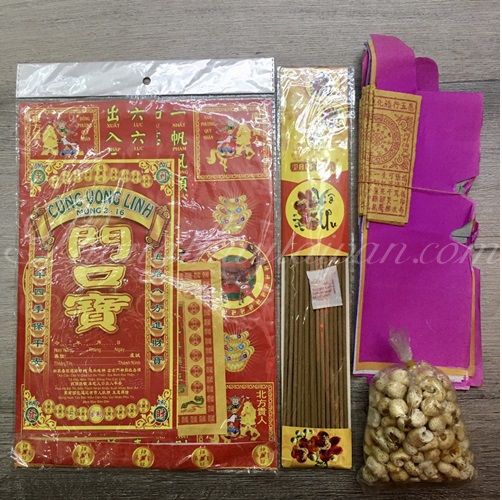 Giấy mùng 2,16,tháng 7,Von/g li/nh[Đủ bộ +Kèm văn khấn và hướng dẫn chi tiết]