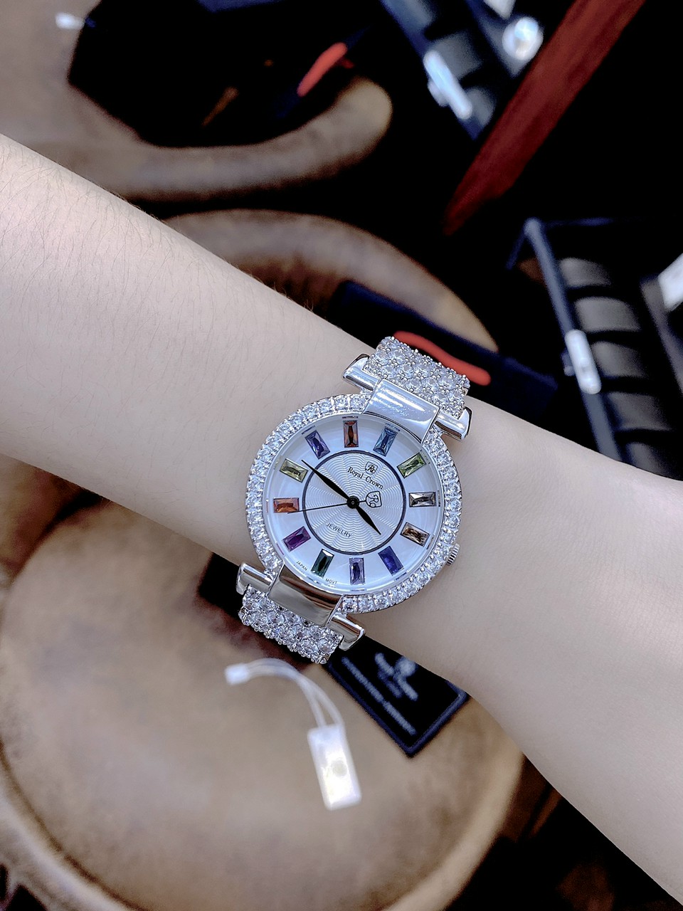 Đồng hồ nữ ROYAL CROWN 4604 Fullbox