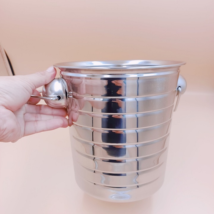 Xô đựng đá ngâm rựu inox