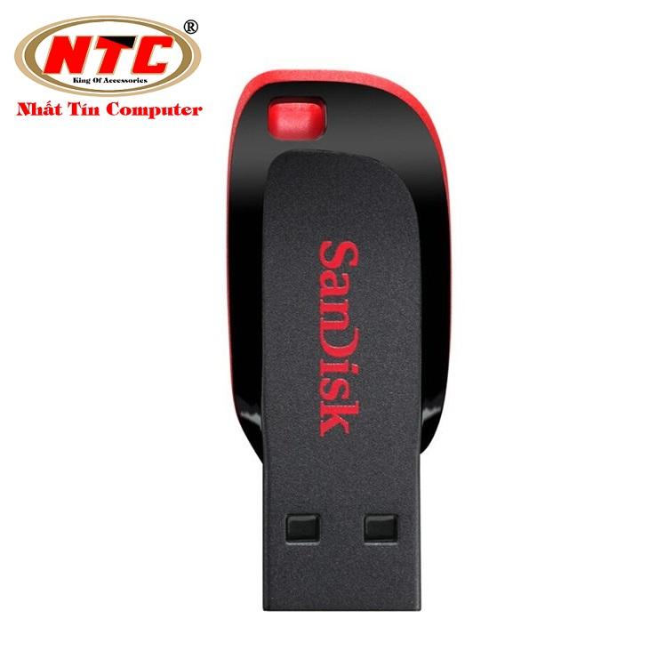 USB Sandisk Cruzer Blade CZ50 128GB (Đen)