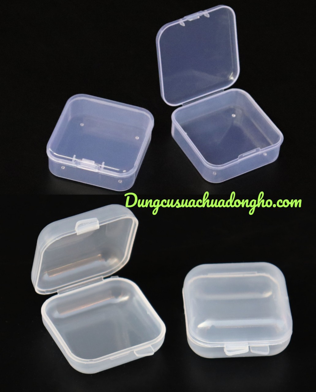 Combo 5 hộp nhưa dẻo ABS mini