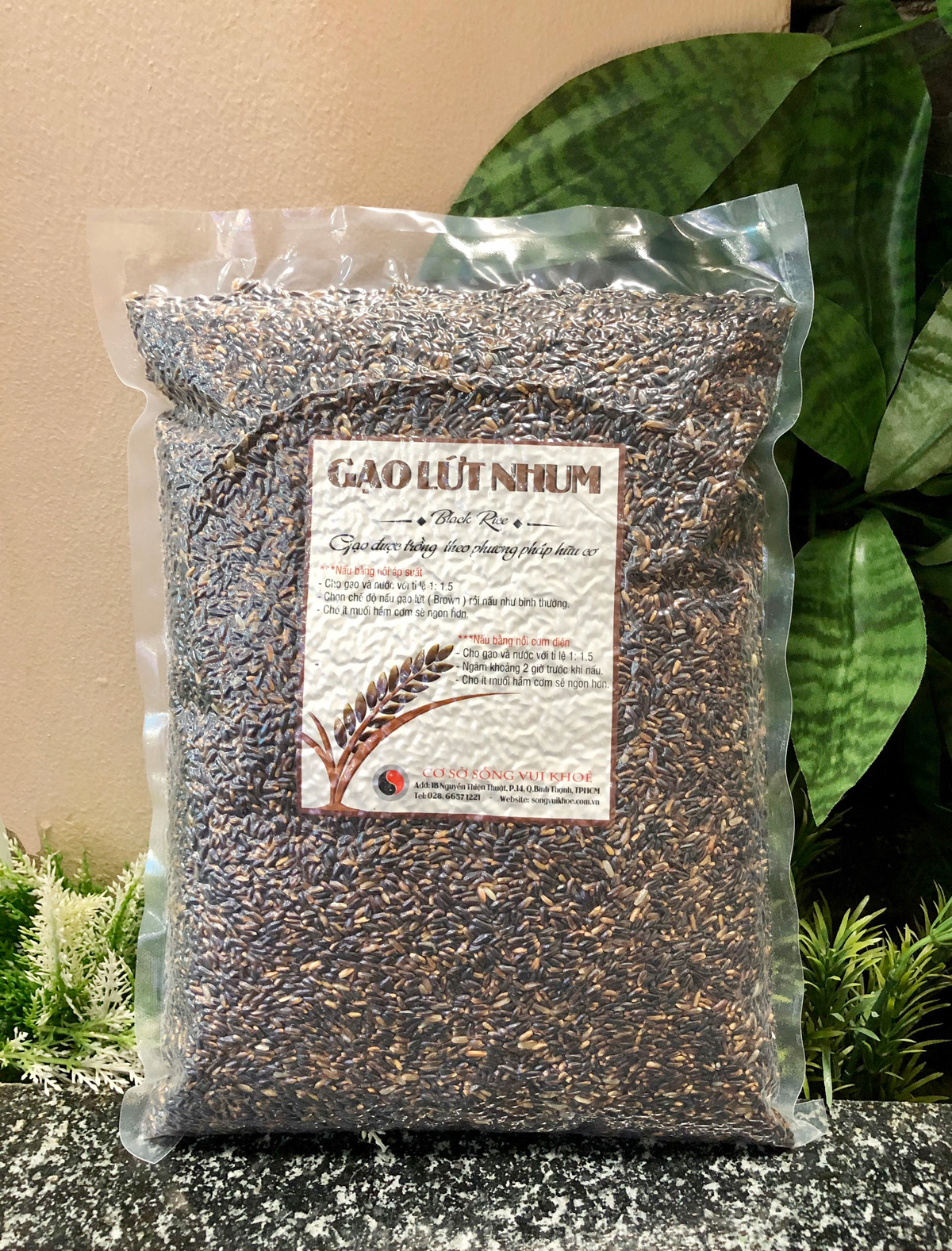 Gạo Nhum 2kg ( Gạo Lứt Đen )