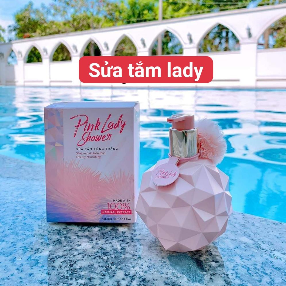 Sữa tắm xông trắng pinklady