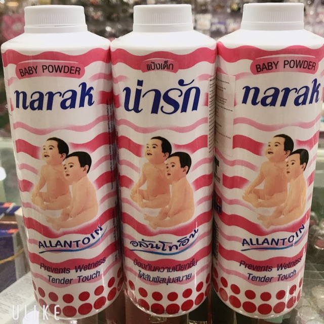 [HCM]Phấn rôm 2 em bé Narak 380gr
