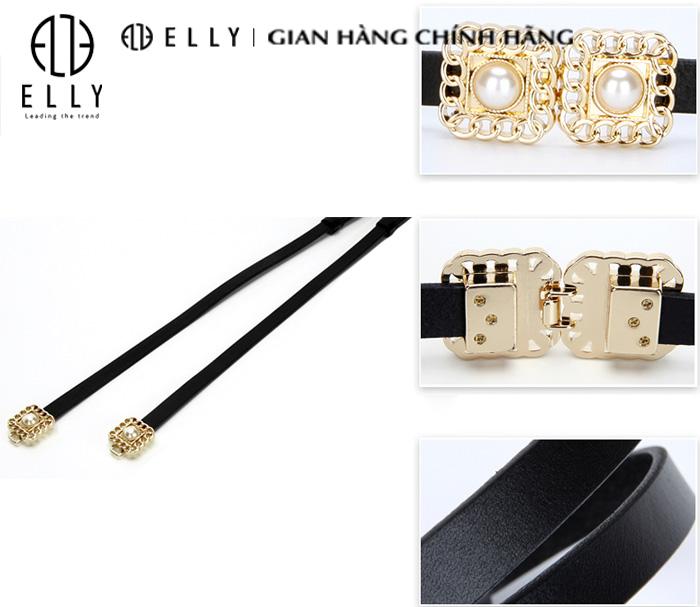 [Brand Day] Dây lưng nữ cao cấp da thật ELLY – ED39