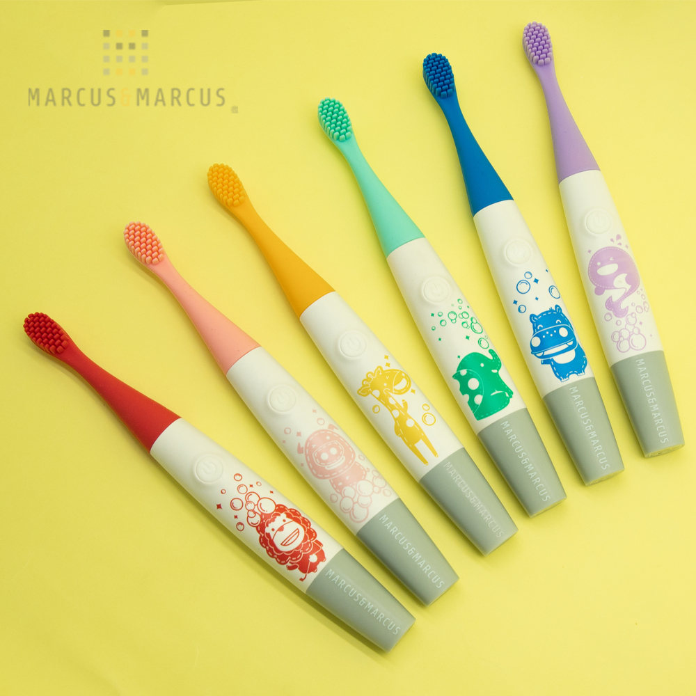 Bản Chải Đánh Răng Silicon Chạy Pin Cho Bé Marcus & Marcus, Từ 3 Tuổi - Marcus