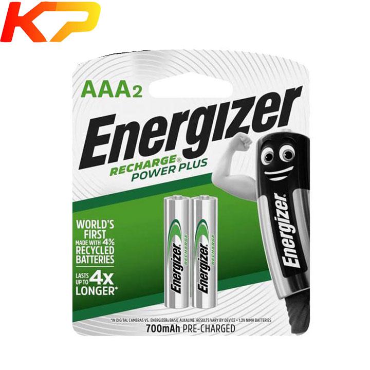 [HCM]Pin  AAA sạc Energizer Recharge 700mah (vỉ 2 viên)