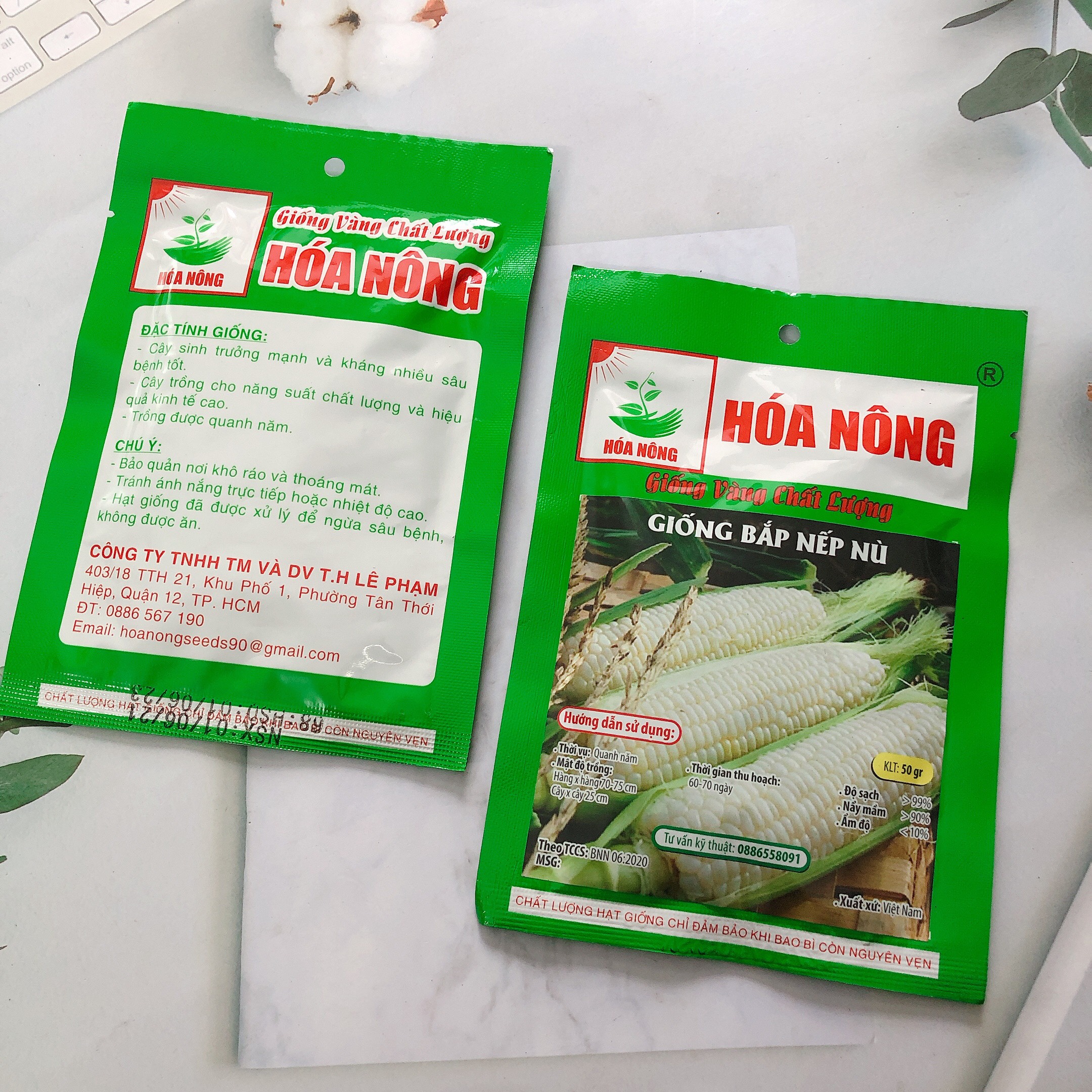[HCM]Hạt giống HN bắp nếp nù gói 50gr