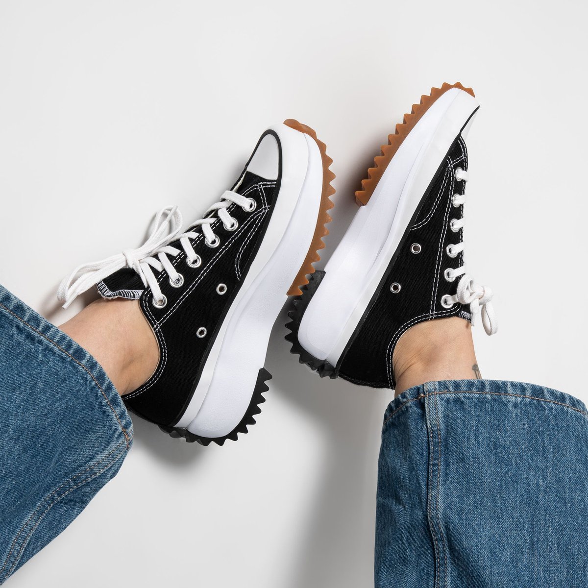 Giày Converse 1790s Run Star Hike đen thấp cổ ( Tặng túi converse+ bill + tất)