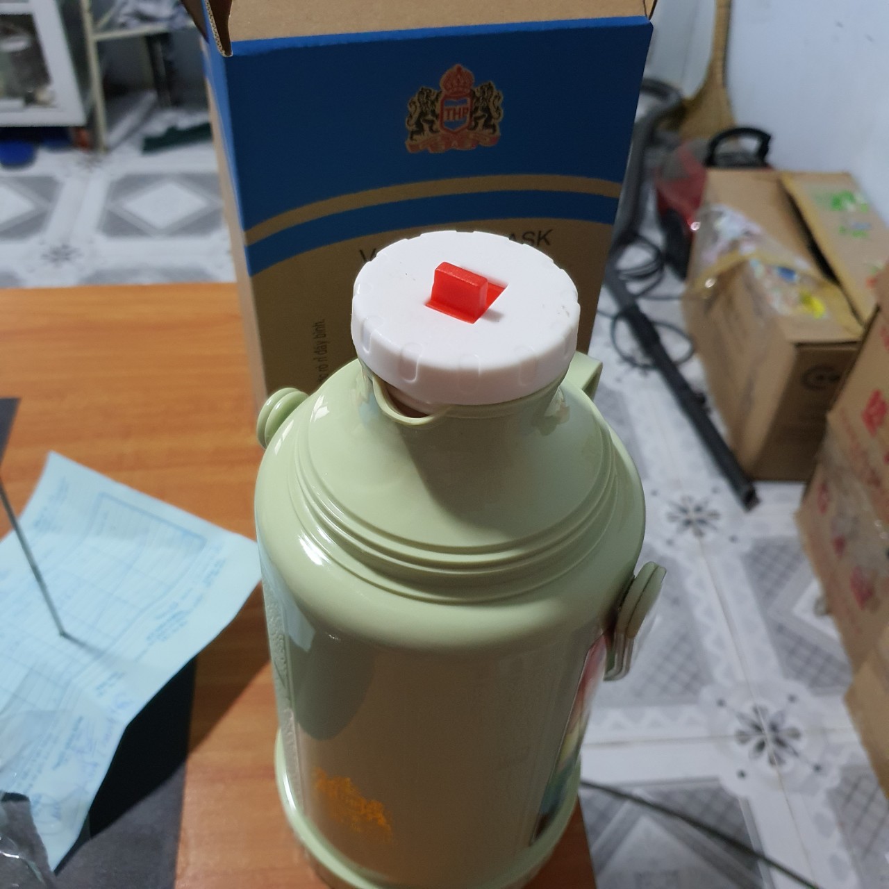 [HCM]Phích Nước Nút Gạt Joint Silicone Dung tích 1.2L