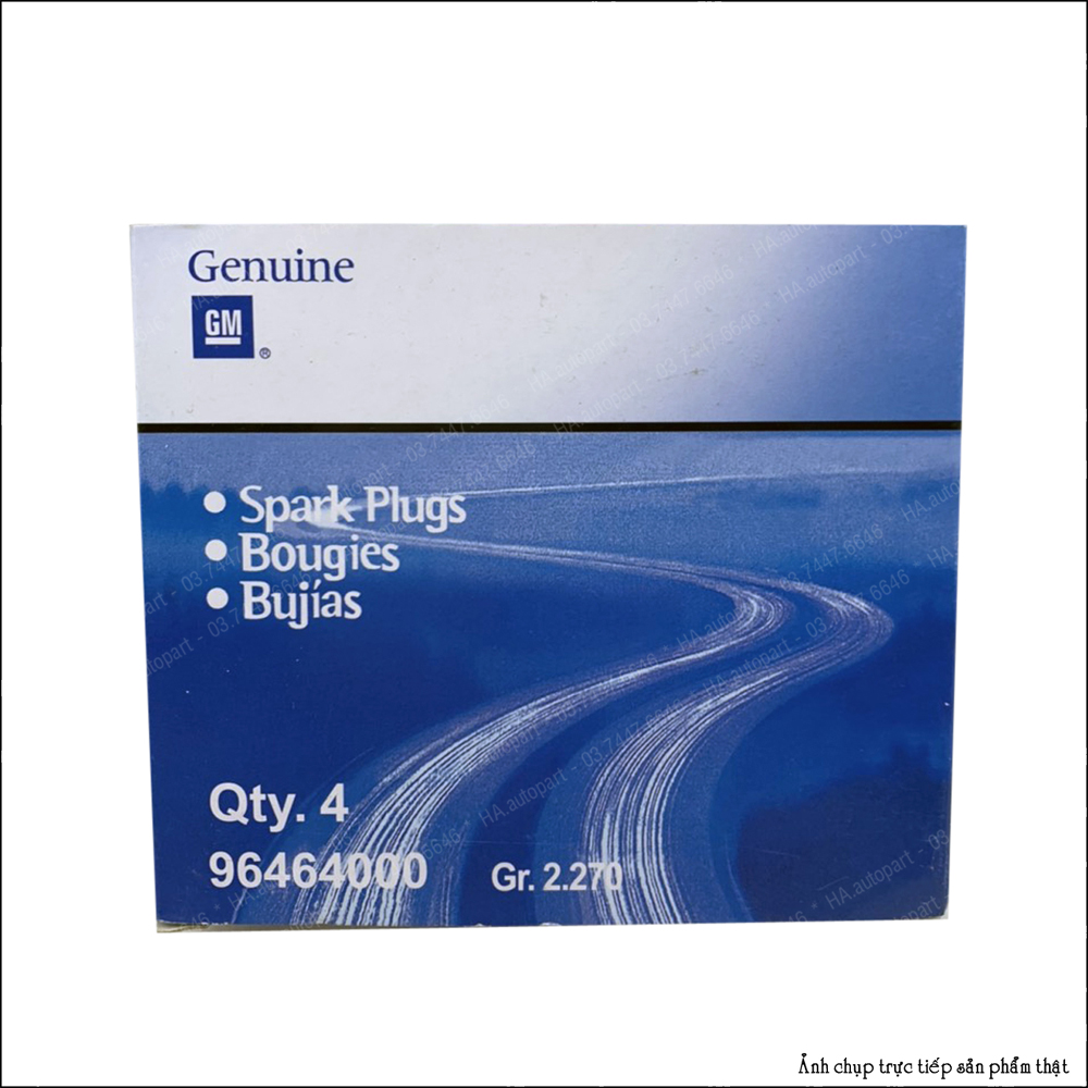 Bugi GM mã 96464000 dùng cho Matiz 4, Spark 2012-2019. (GM)