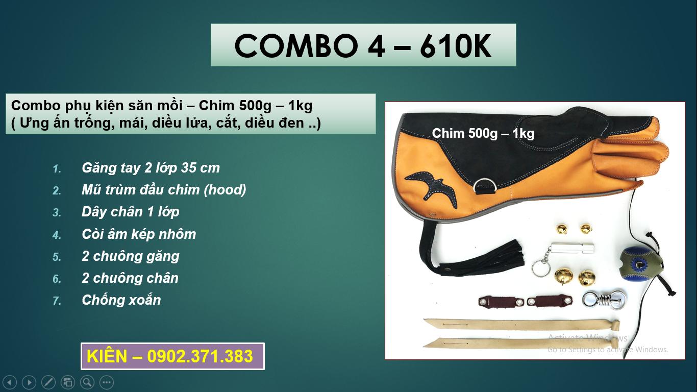 [HCM]Combo 4 - Phụ kiện chim săn mồi