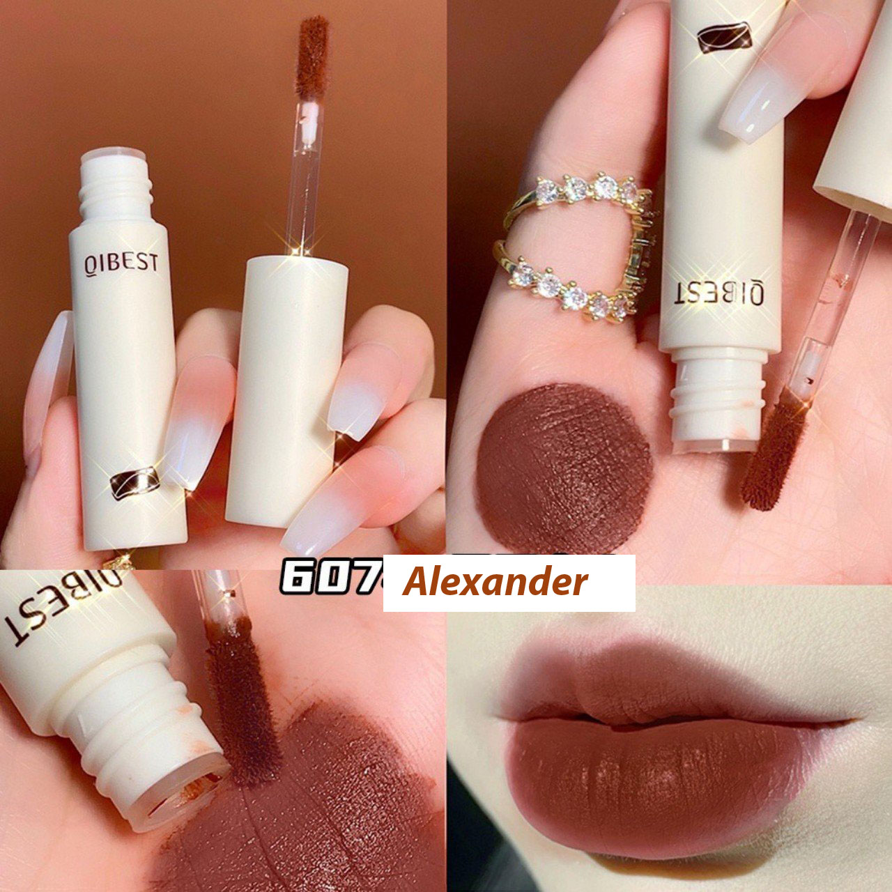 SON KEM QIBEST CHOCOLATE WHITE