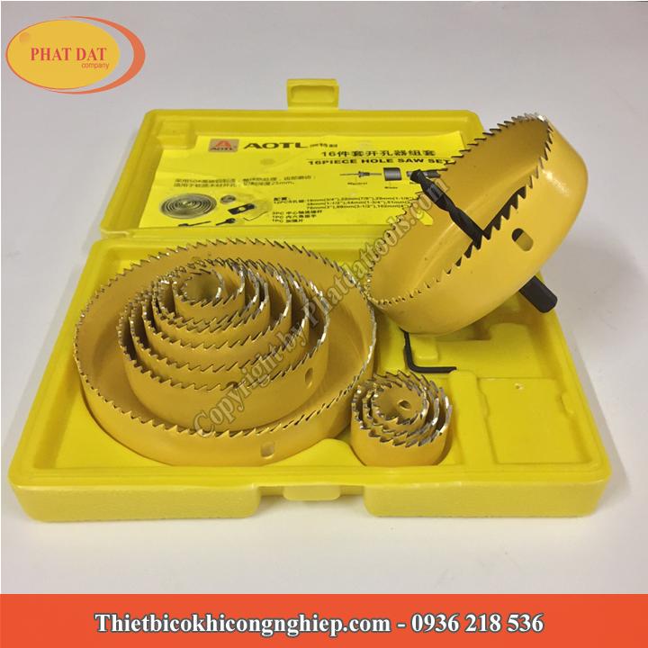 Bộ mũi khoét gỗ,thạch cao 16 chi tiết