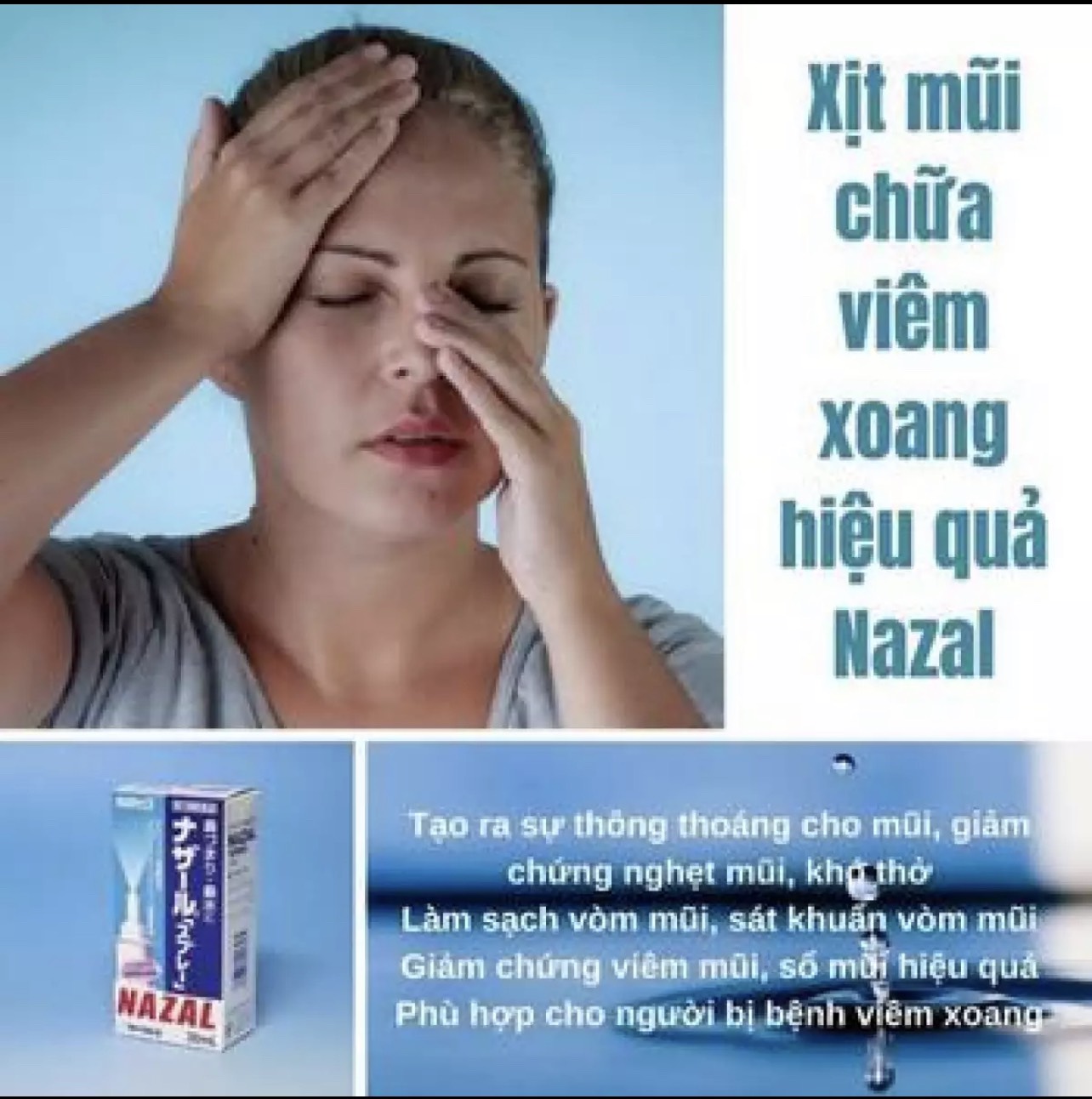 Nước xịt mũi Nazal Nhật Bản 30ml