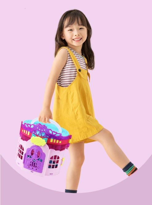 BỘ ĐỒ CHƠI GIỎ XÁCH LÂU ĐÀI BÚP BÊ (Mã: 6109)