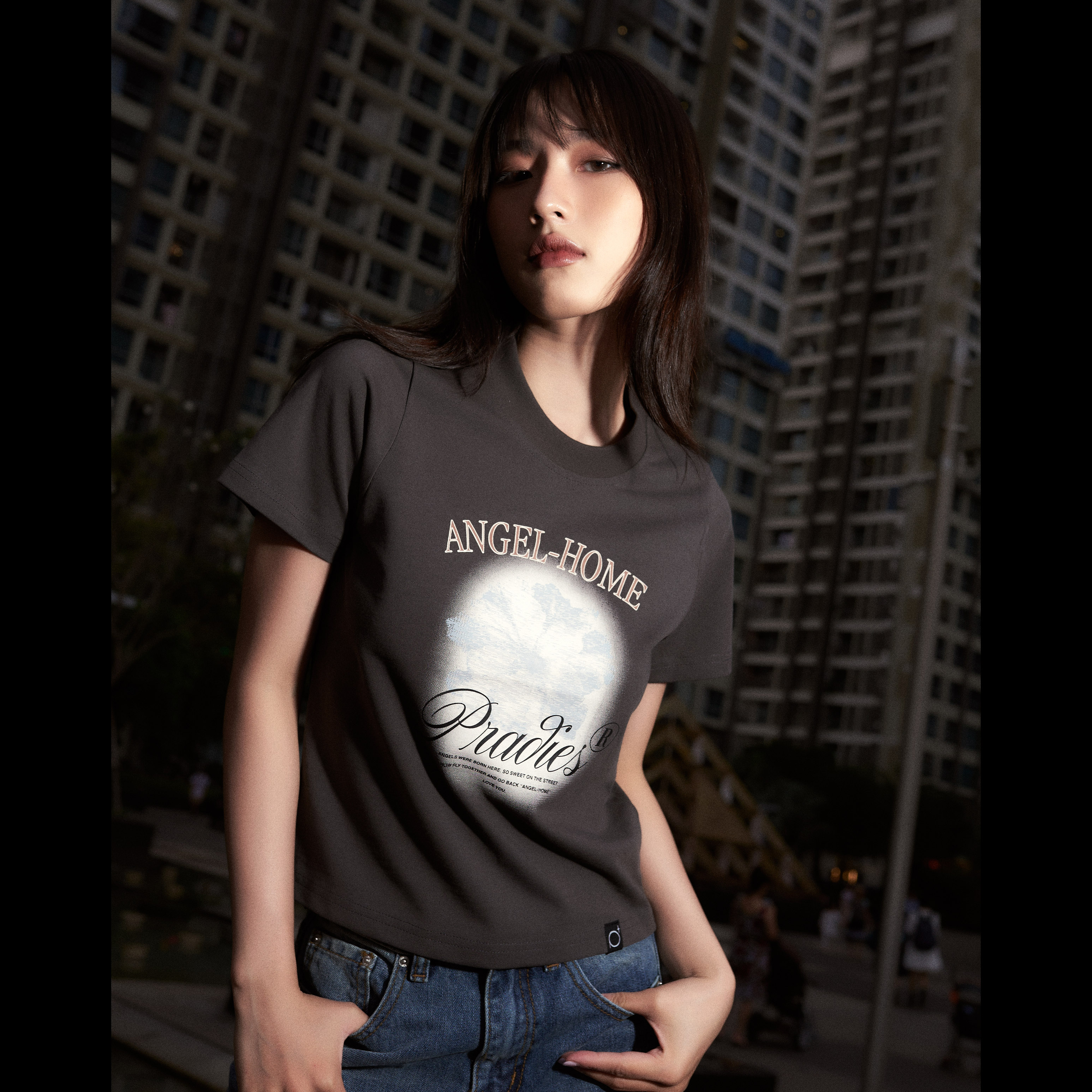 Áo Thun Nữ Babytee PRADIES Single Hibicus