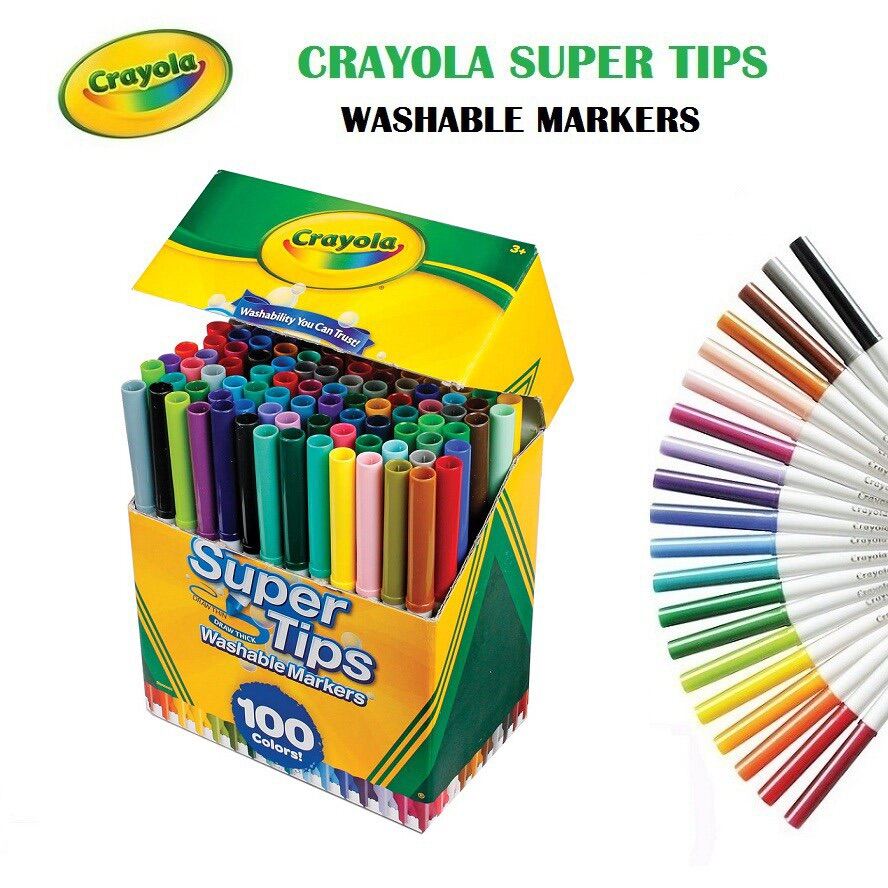 Bút Crayola Supertips bán lẻ 1 cây (màu ngẫu nhiên)