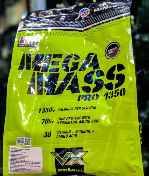 Mega Mass VitaXtrong 5.6 kg 15 lần dùng - Sữa tăng cân tăng cơ phục hồi cơ bắp