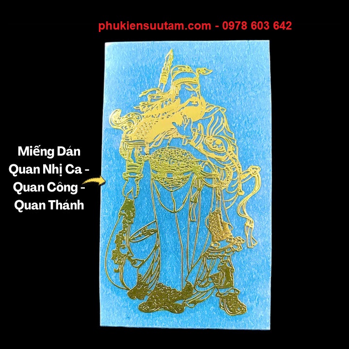 Miếng dán quan nhị ca - quan công - quan thánh - sp006170