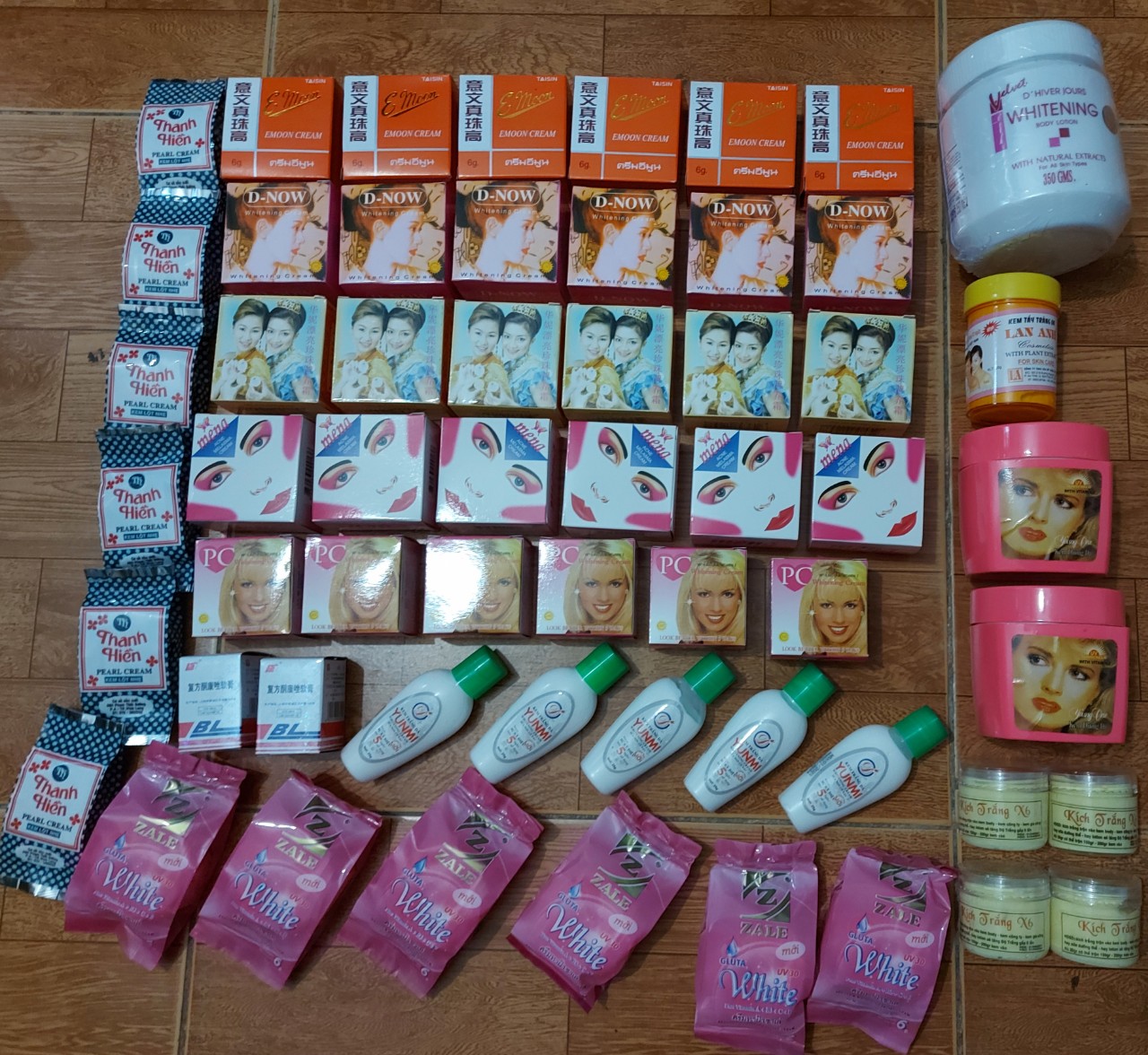 công thức kem trắng mạnh spa chuyên dùng
