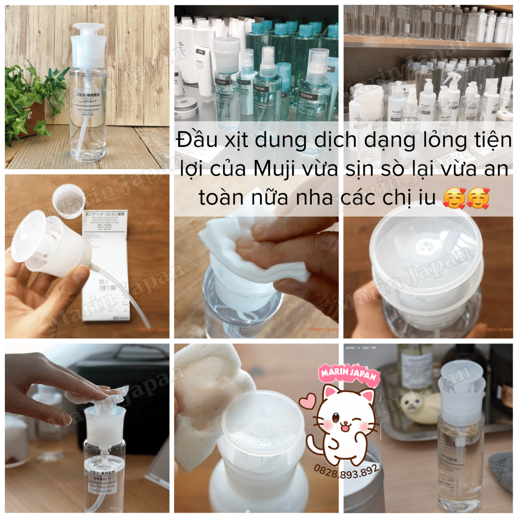 Đầu vòi xịt muji spray head nhật bản