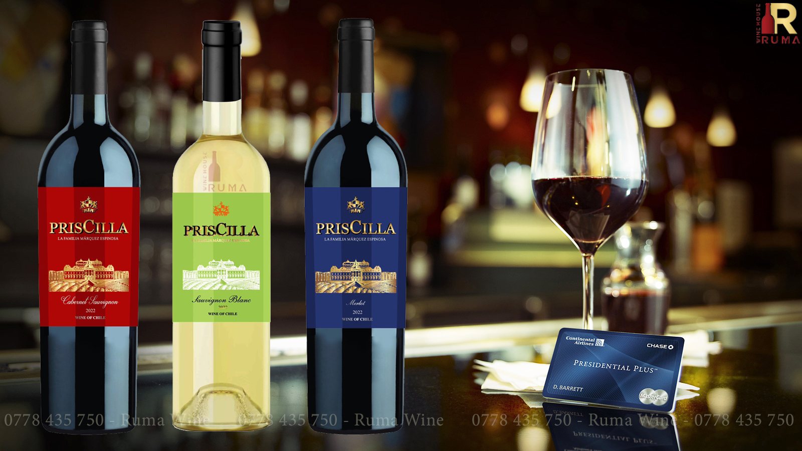 Vang Chile PrisCilla nhập khẩu