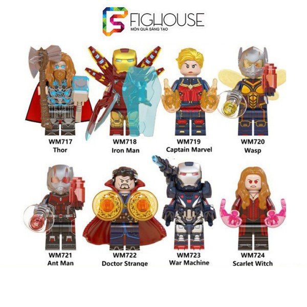 Đồ Chơi Lắp Ráp Non-lego Minifigures Các Nhân Vật Siêu Anh Hùng Marvel WM6063 [C21]