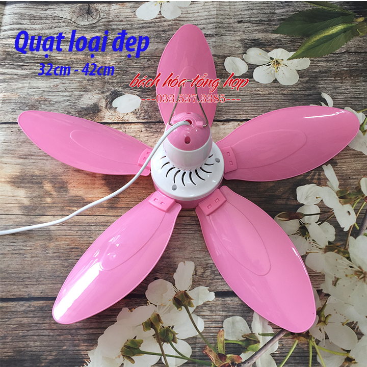 Quạt trần mini 5 cánh siêu mát 42cm, quạt màn, quạt trần, quạt treo tường