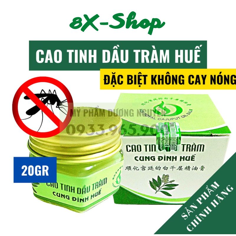 Cao tinh dầu tràm cung đình huế dùng được cho trẻ sơ sinh