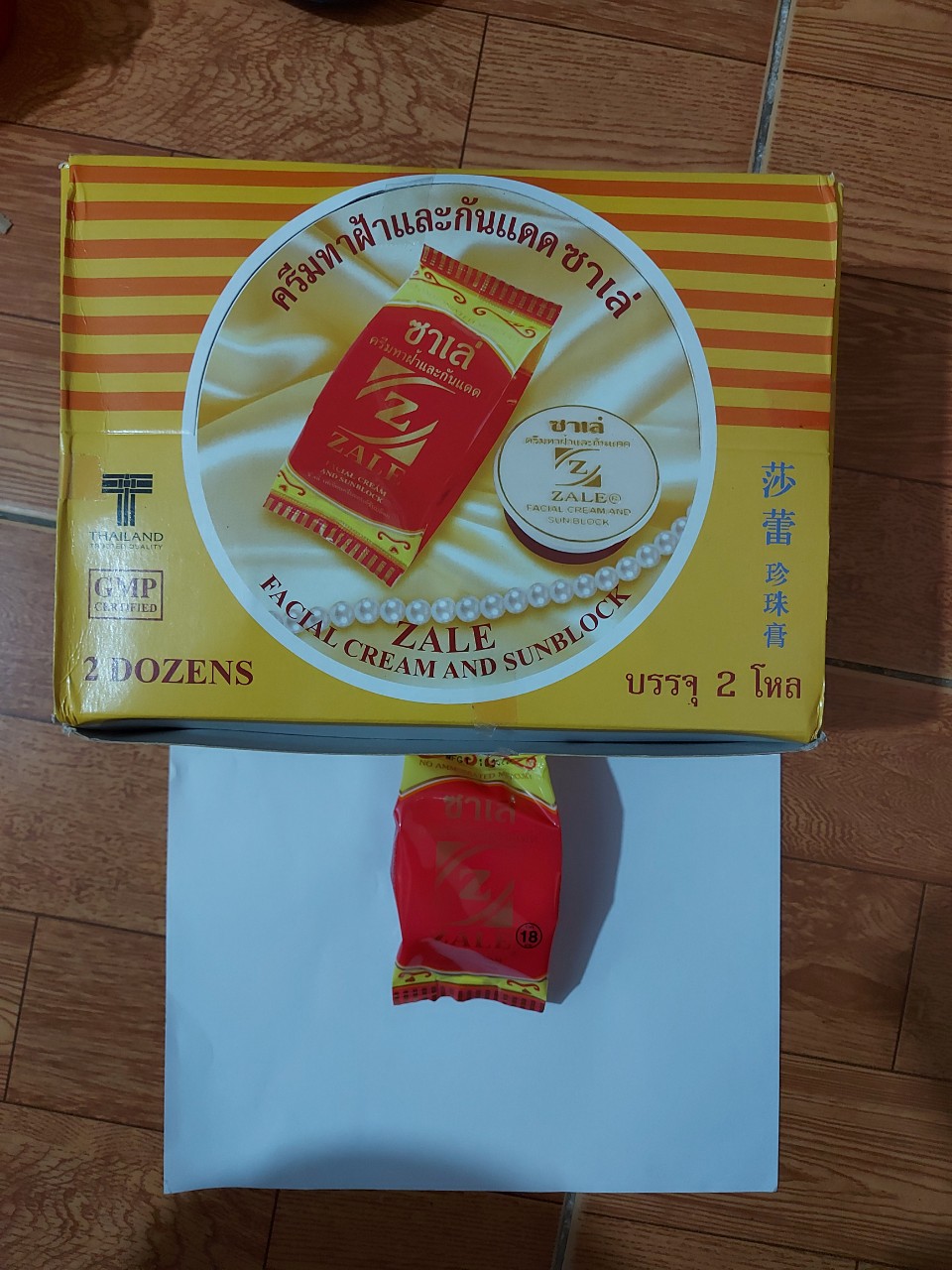 KEM ZALE ĐỎ THÁI LỐ X12hop