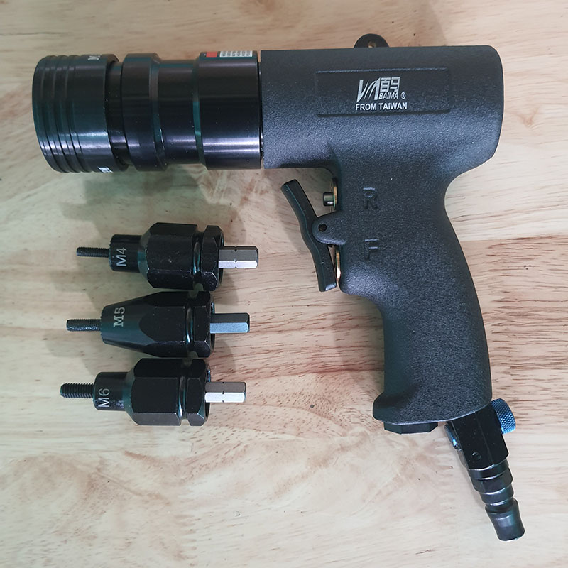 Máy  rút đai ốc,ốc tán,ecu bằng hơi