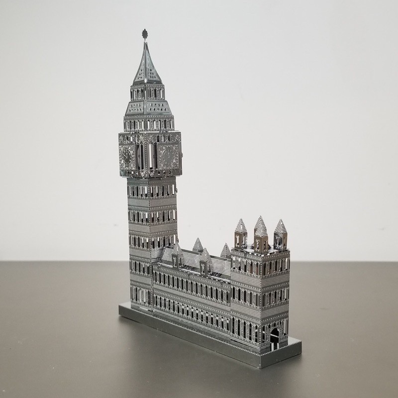 Mô Hình 3D Kim Loại Tháp Đồng Hồ Big Ben  (chưa ráp)