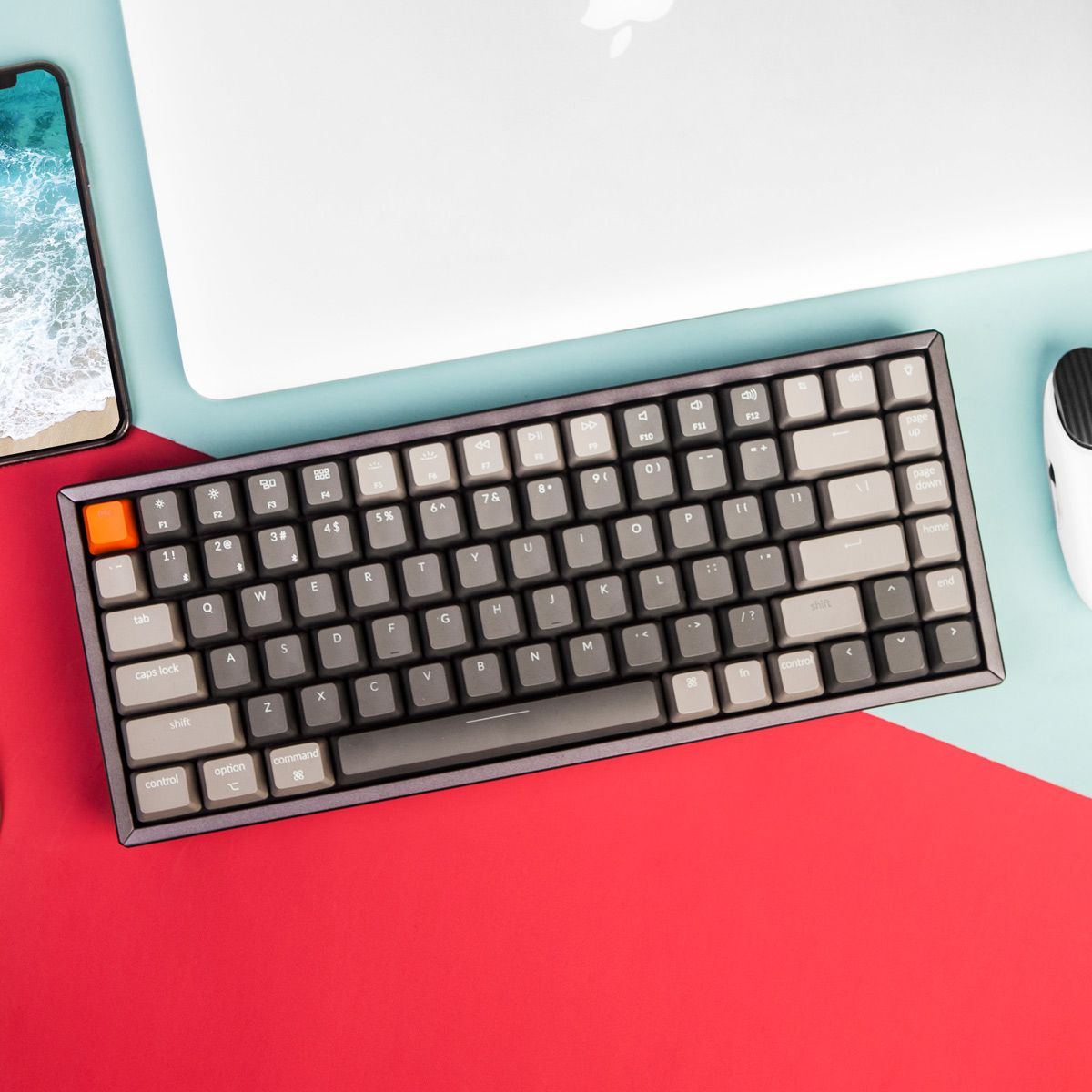 Bàn phím cơ Keychron K2 RGB - (Aluminum Frame) - Brown Switch