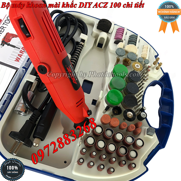 Bộ máy mài khắc ACZ 100 chi tiết