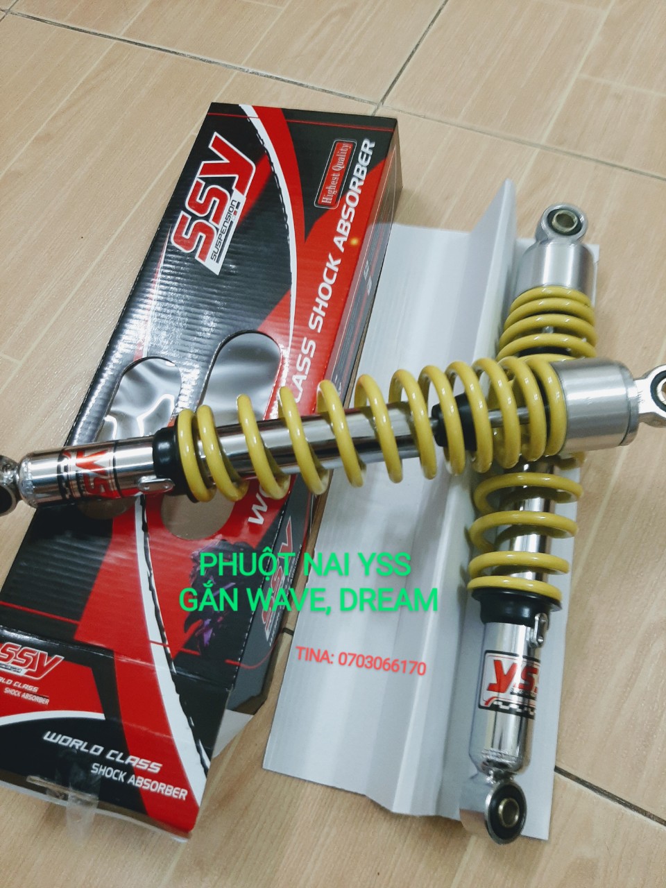[HCM]CẶP PHUỘT  YSS GẮN XE  WAVE DREAM  VÀ CÁC DÒNG XE KHÁC