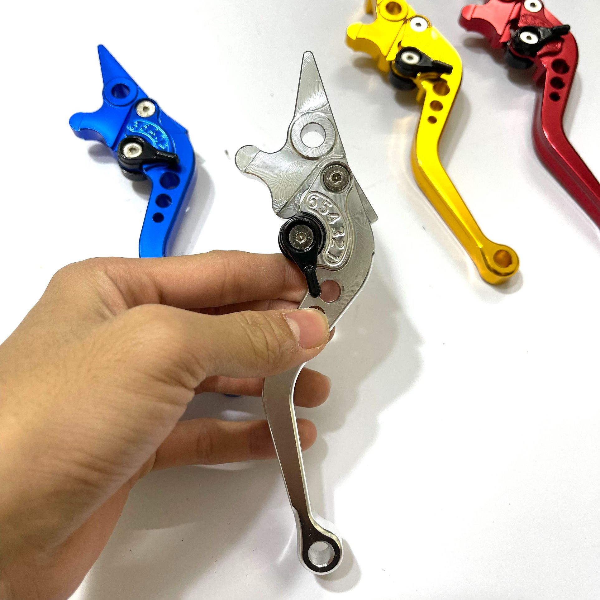 Tay thắng đĩa 6 số cao cấp CNC [ Center Racing ] Đủ Màu