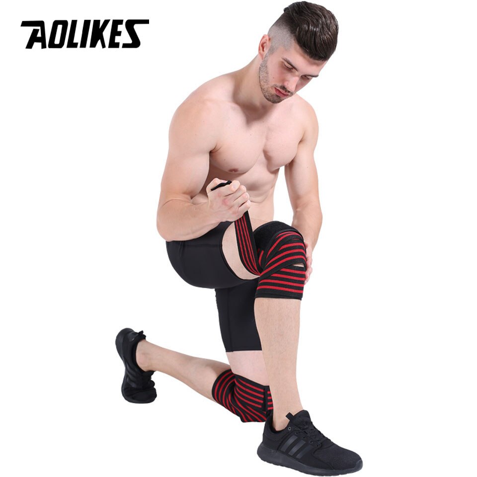 Bộ 2 băng quấn đầu gối AOLIKES MD-7167 knee compression straps