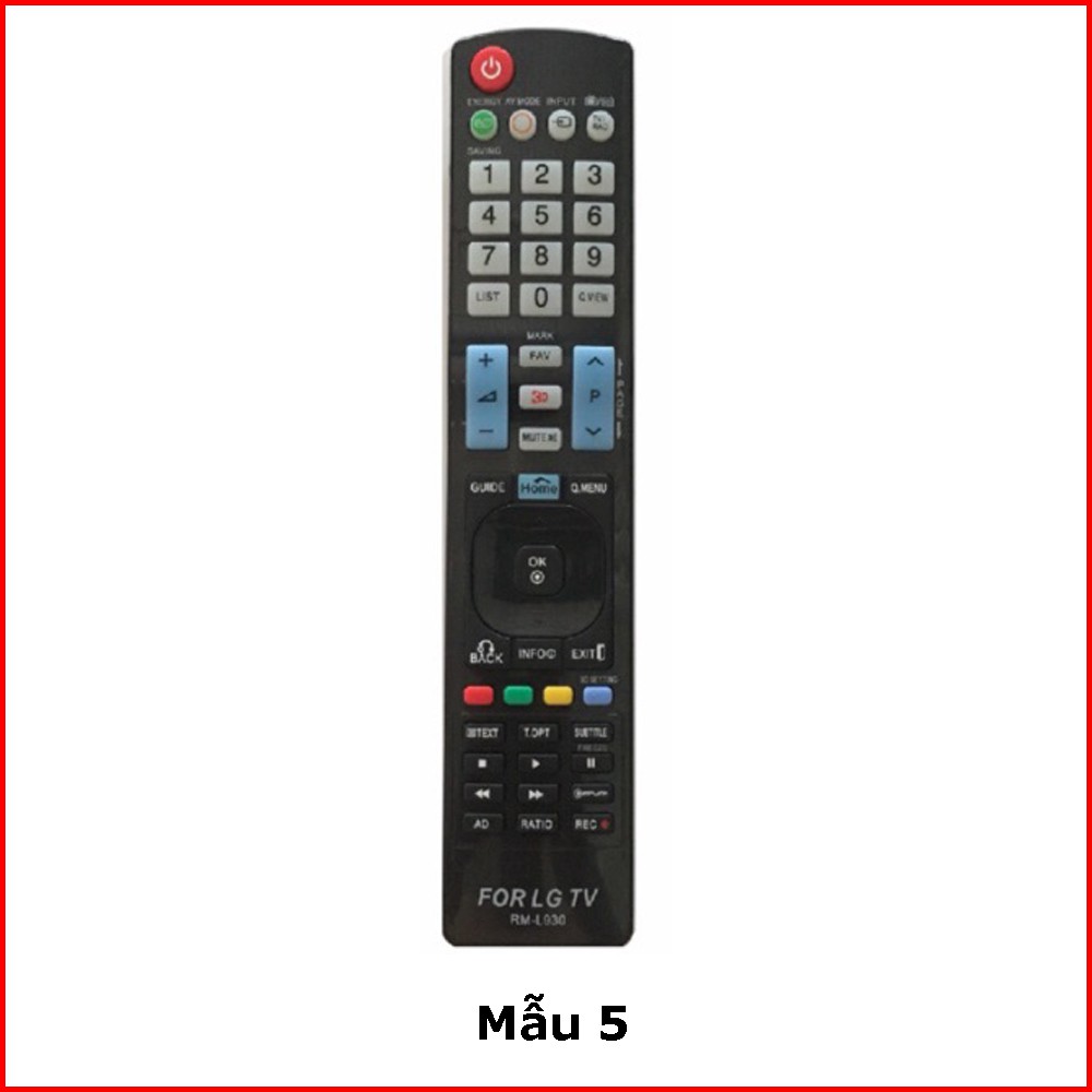 Điều khiển tivi lg - remote tivi lg các đời tv lg
