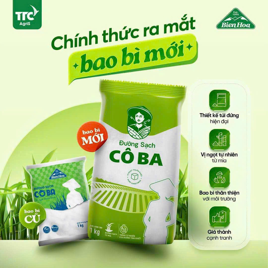 Đường biên hòa cô ba 1kg