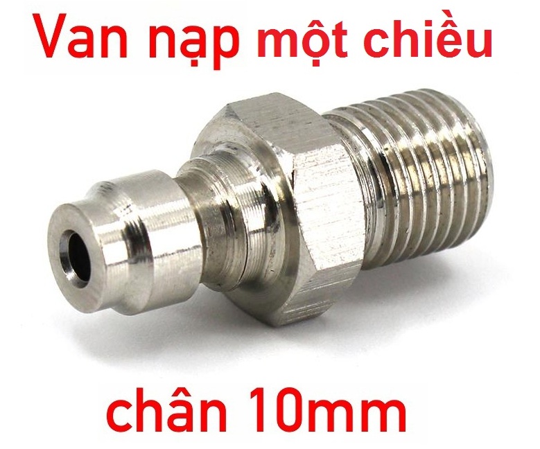 Van nạp 1 chiều chân 10 dùng cho bơm cao áp pkb, van một chiều, đầu nối, khớp nối, ốc, van nạp một chiều chân 10mm, ti bơm, vòi bơm, đồng hồ áp, van 1 chiều...
