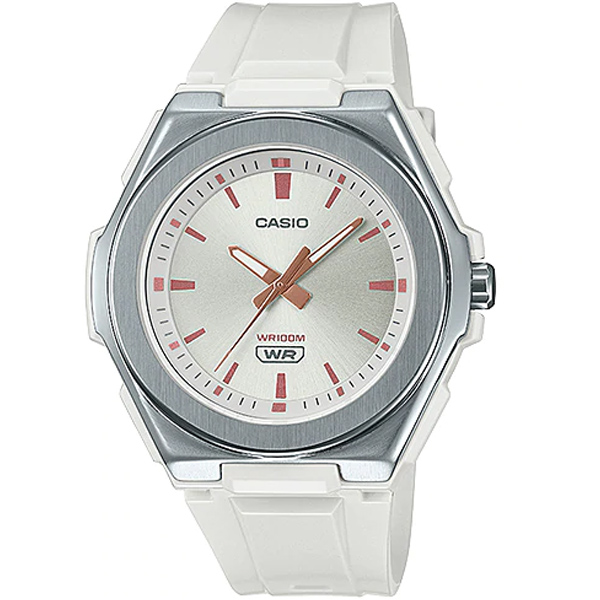 Đồng hồ nữ dây nhựa casio standard lwa-300h-7evdf chính hãng - lwa-300h-7e gờ kim loại
