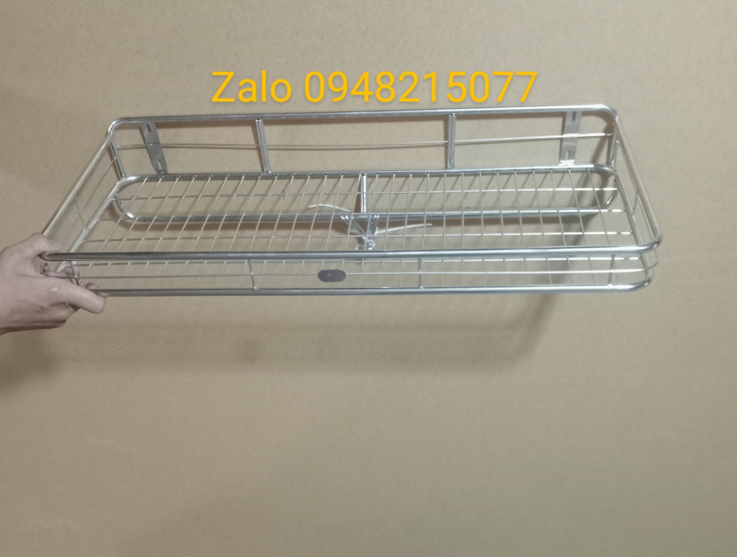 kệ treo 1 tầng inox, giá treo inox đựng chén đĩa nhà bếp ( ĐỦ SIZE)