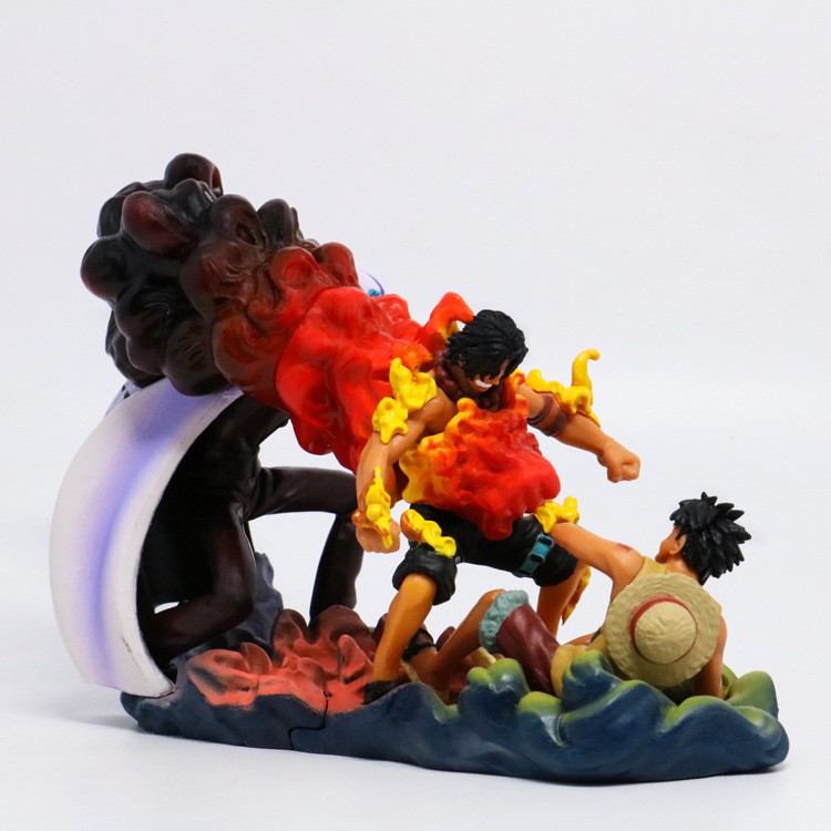 Giảm Giá Mô Hình Ace Hi Sinh Cứu Luffy Khỏi Chó Đỏ Akainu - One Piece -  Beecost