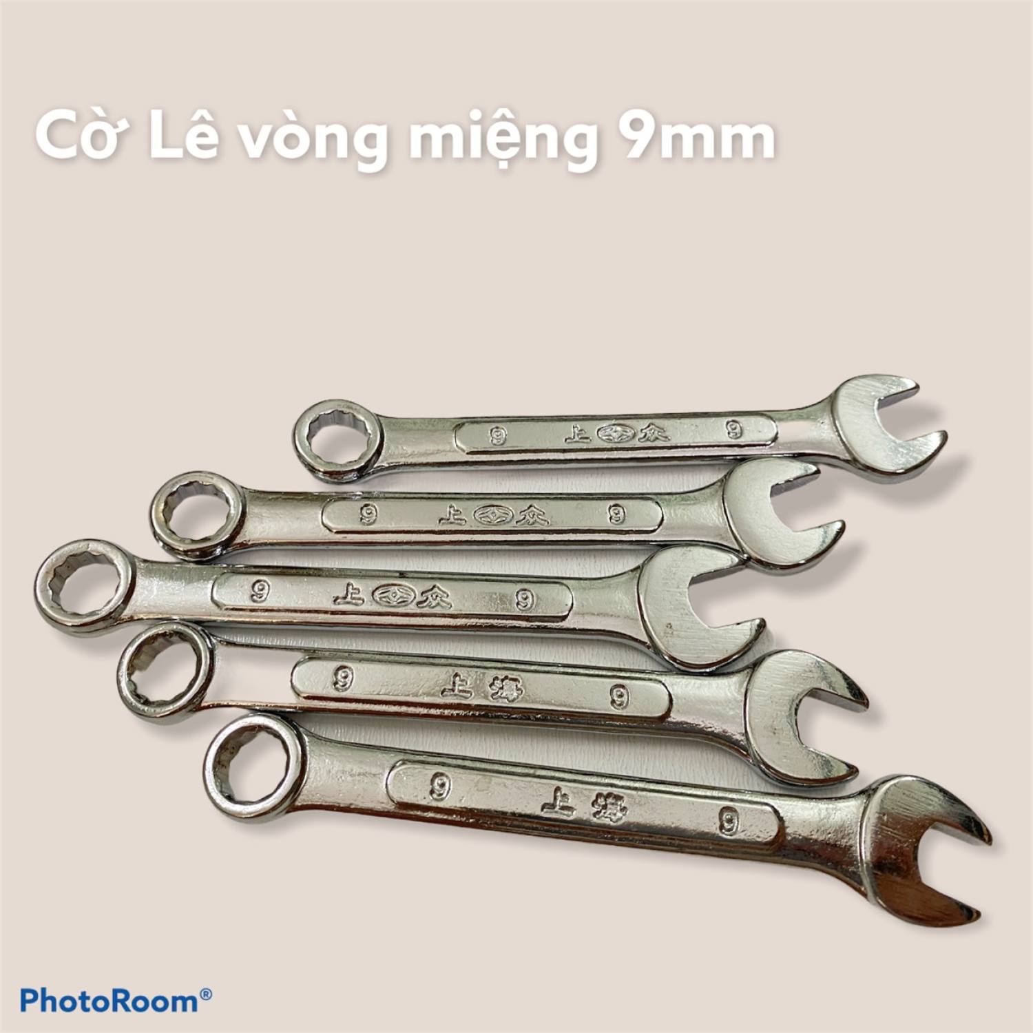 Cờ lê vòng miệng 9mm 2 đầu