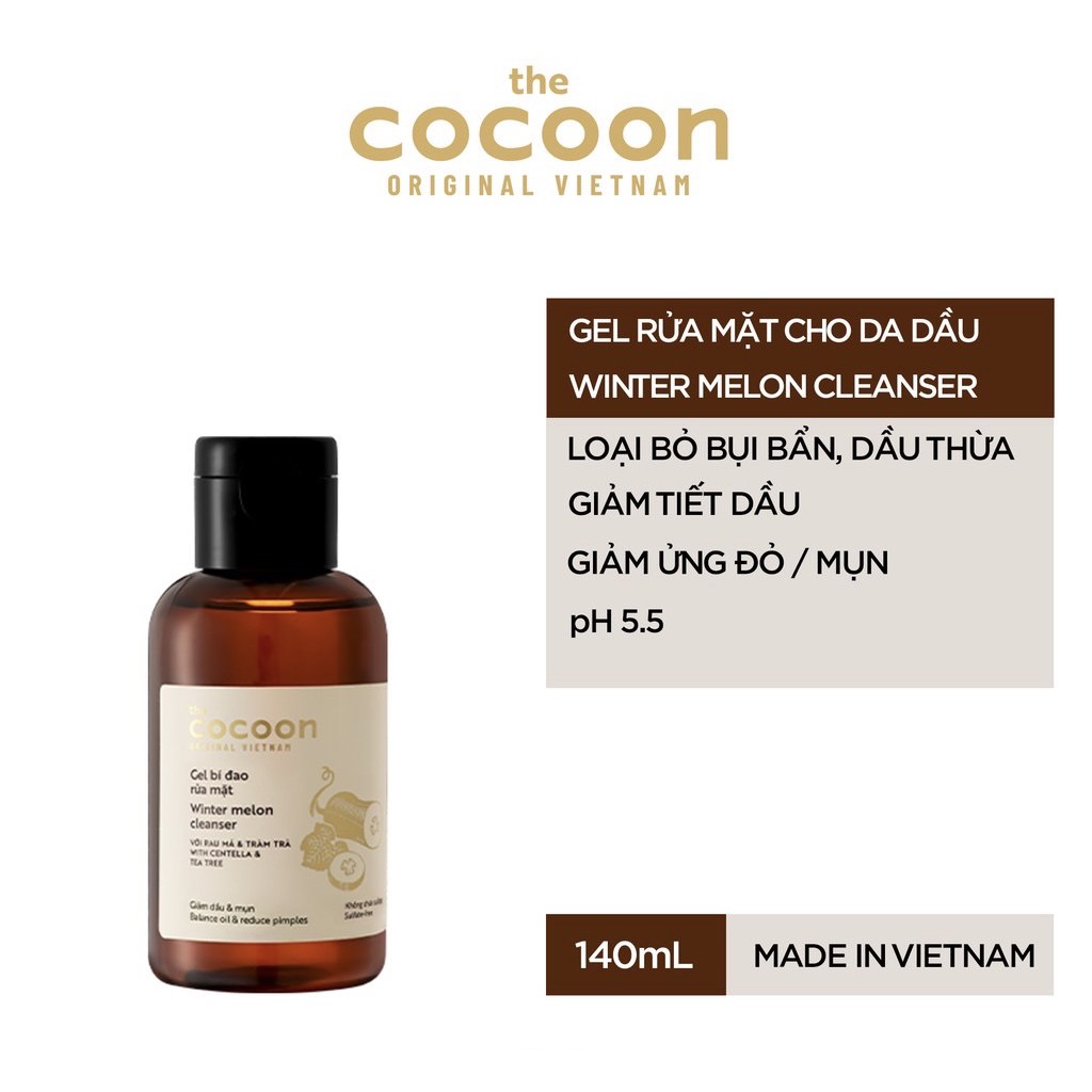 [HCM]Nước cân bằng da bí đao Cocoon ( 140mL )